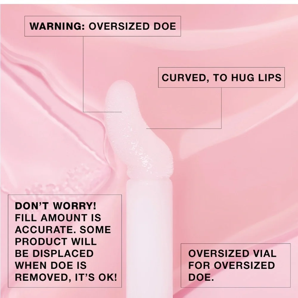 LAWLESS Forget the Filler Lip Plumping Smoothing Gloss Strawberry Popsicle NIB